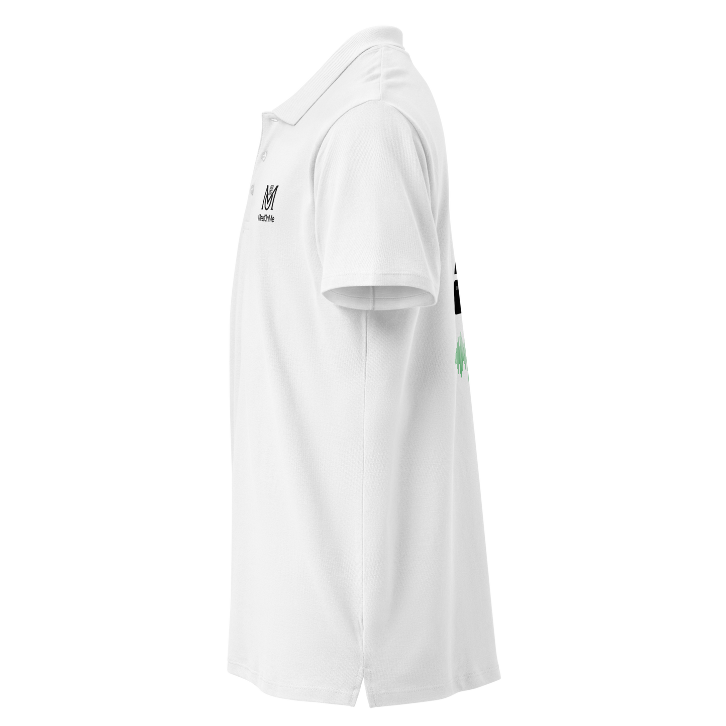 Polo QR Code personnalisé Le Lecteur – vue côté gauche