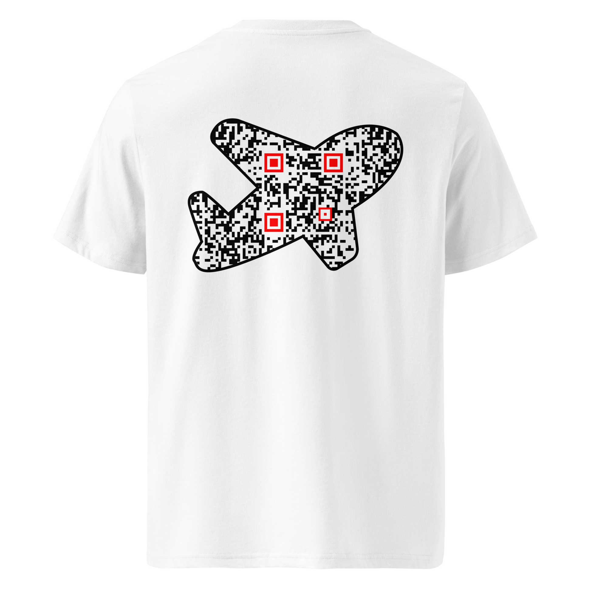 T-shirt QR Code personnalisé L’Avion-dos sans phrase