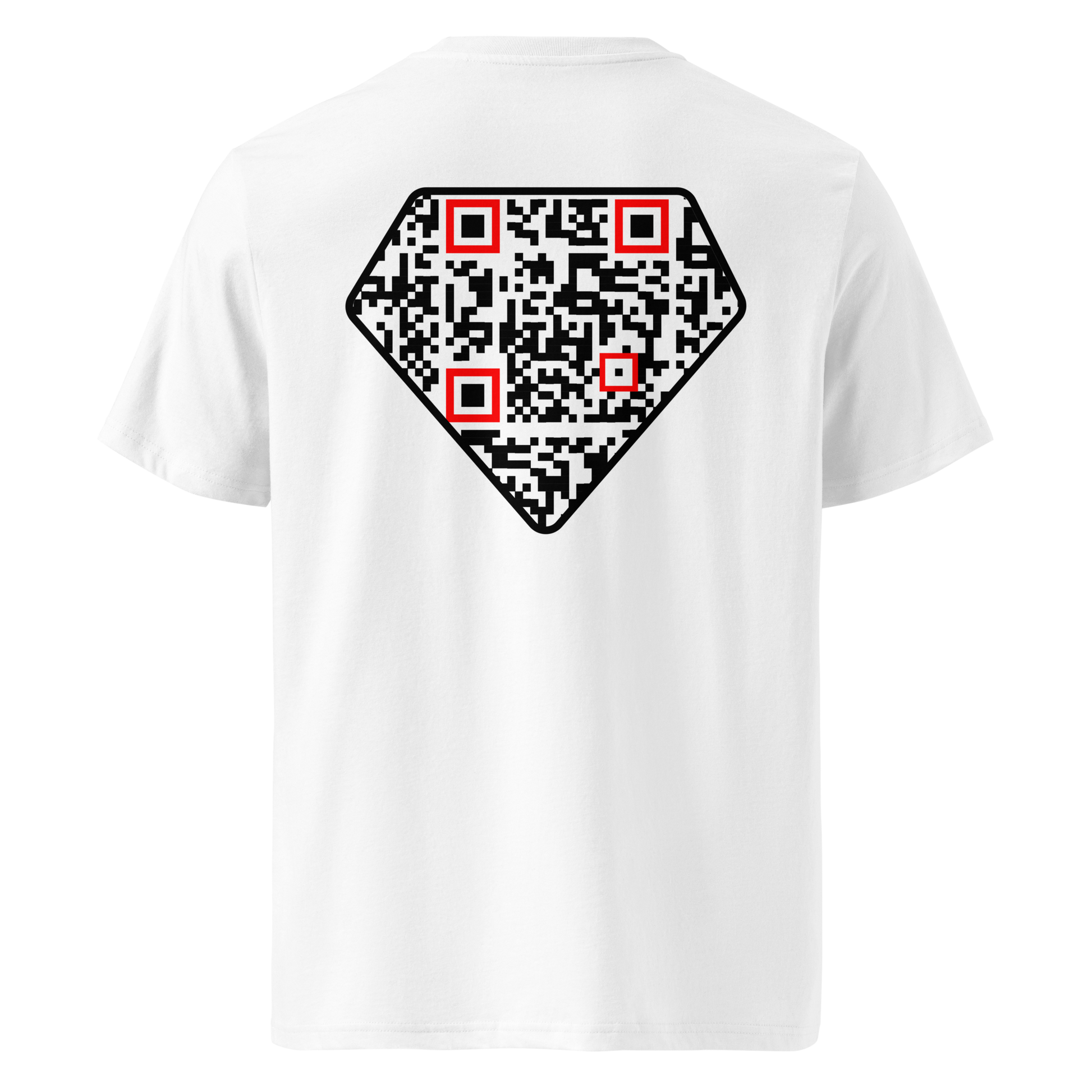 T-shirt QR Code personnalisé Le Diamant – dos sans phrase