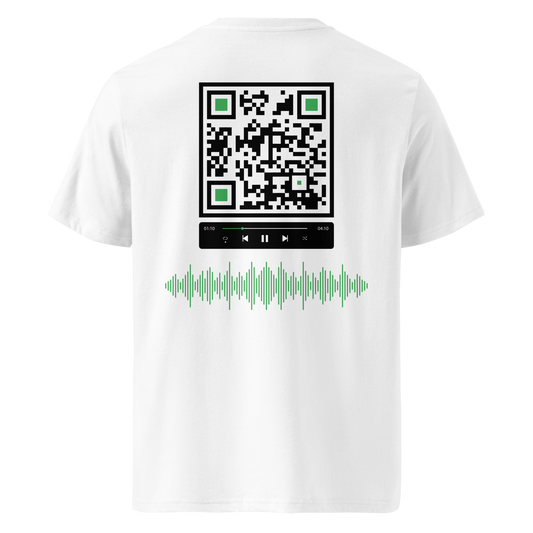 T-shirt QR Code personnalisé Le Lecteur – dos avec QR code