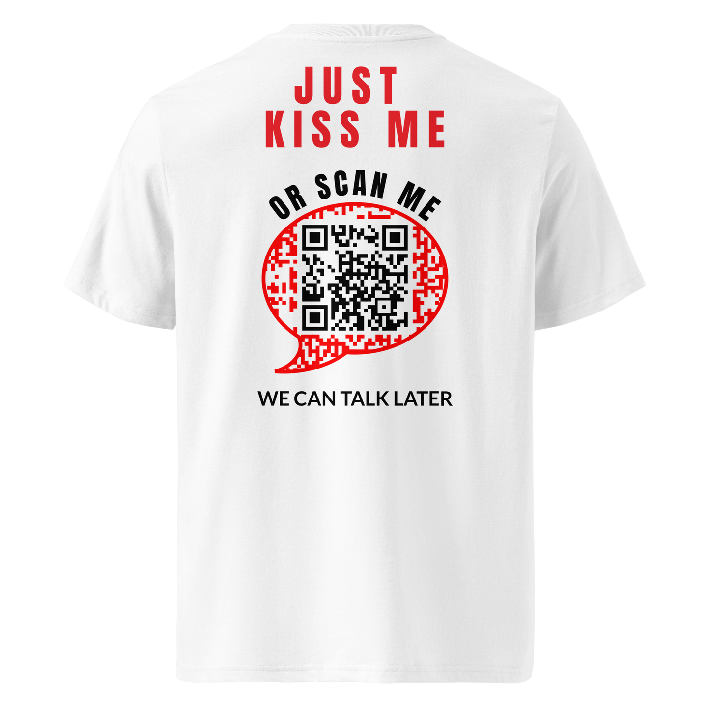 T-shirt QR Code personnalisé Le Plan B – dos avec QR code central