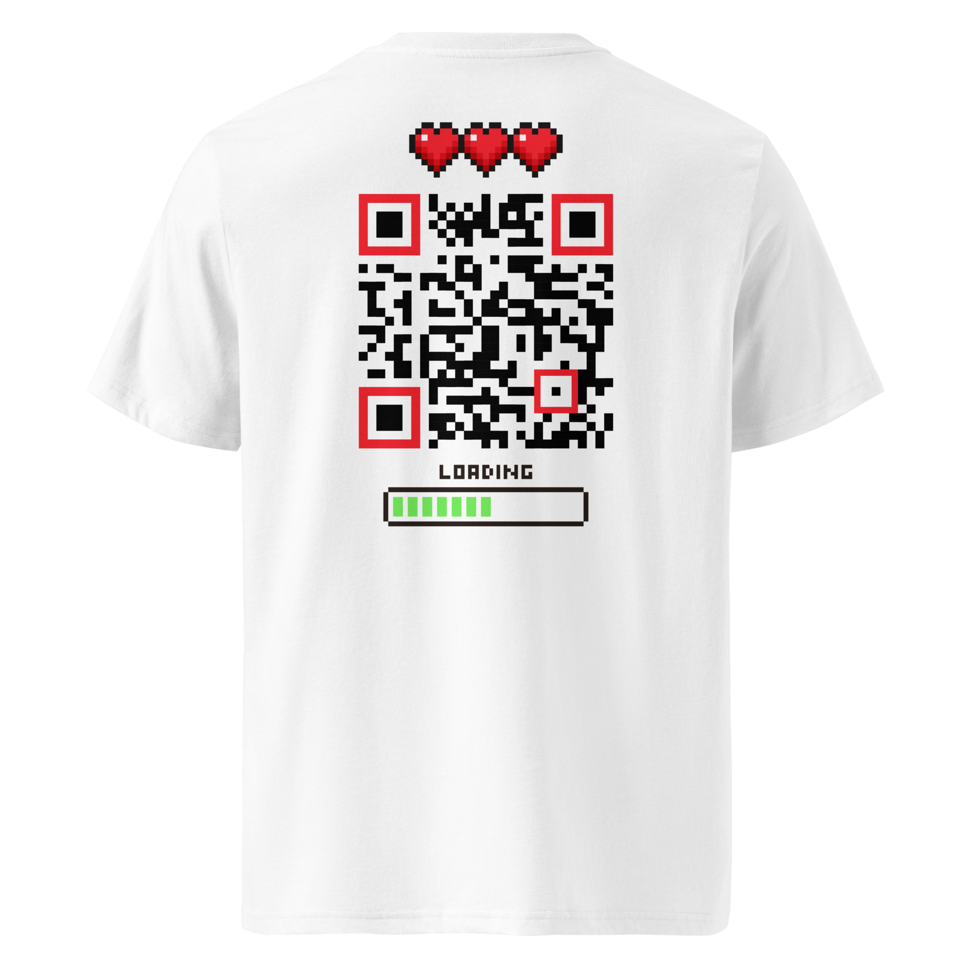 T-shirt QR Code personnalisé Le Player One – vue dos