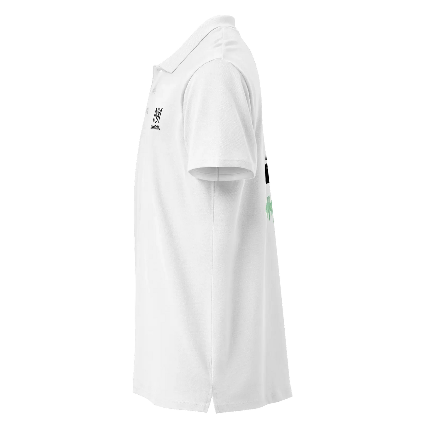 Polo QR Code personnalisé Le Lecteur – vue côté gauche