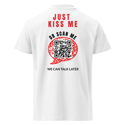 Polo QR Code original Le Plan B – dos avec QR code intégré