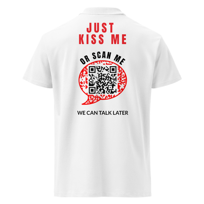 Polo QR Code original Le Plan B – dos avec QR code intégré