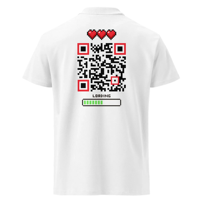 Polo QR Code gamer Le Player One – dos avec QR code intégré