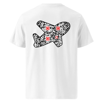 T-shirt QR Code personnalisé L’Avion-dos sans phrase
