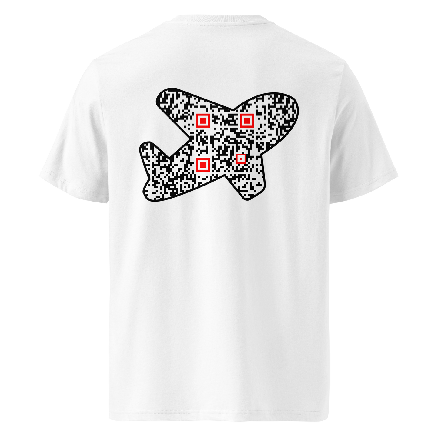 T-shirt QR Code personnalisé L’Avion-dos sans phrase