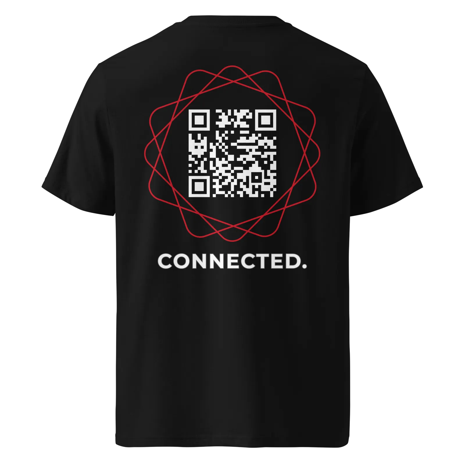 T-shirt QR Code personnalisé Le Connected – dos