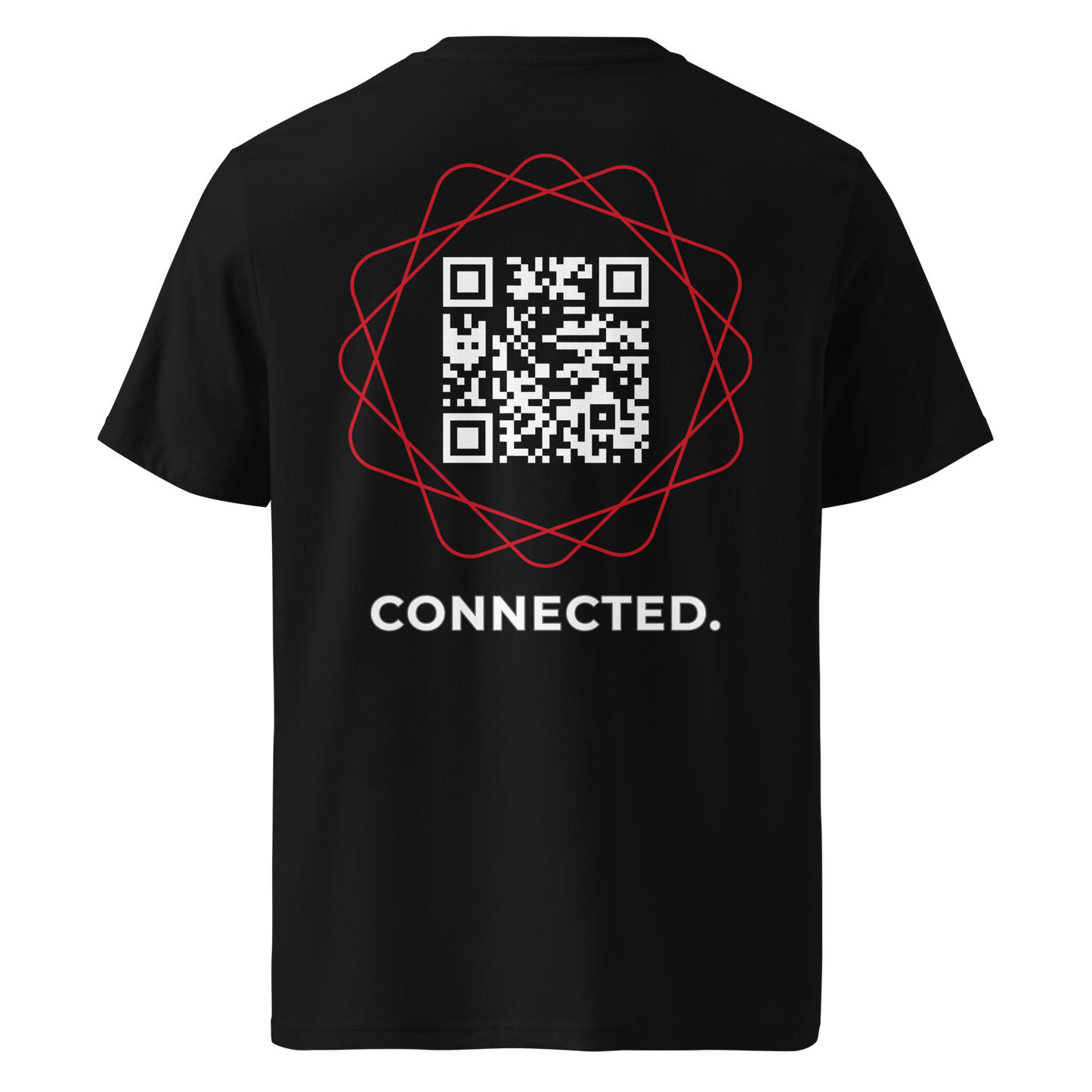 T-shirt QR Code personnalisé Le Connected – dos