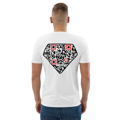 T-shirt QR Code personnalisé Le Diamant – porté sans phrase