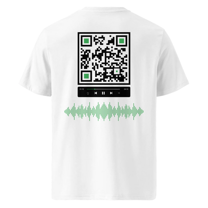 T-shirt QR Code personnalisé Le Lecteur – dos avec QR code