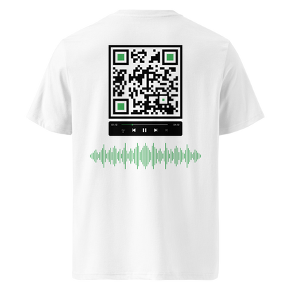 T-shirt QR Code personnalisé Le Lecteur – dos avec QR code