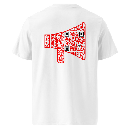T-shirt QR Code personnalisé Le Mégaphone – dos sans phrase