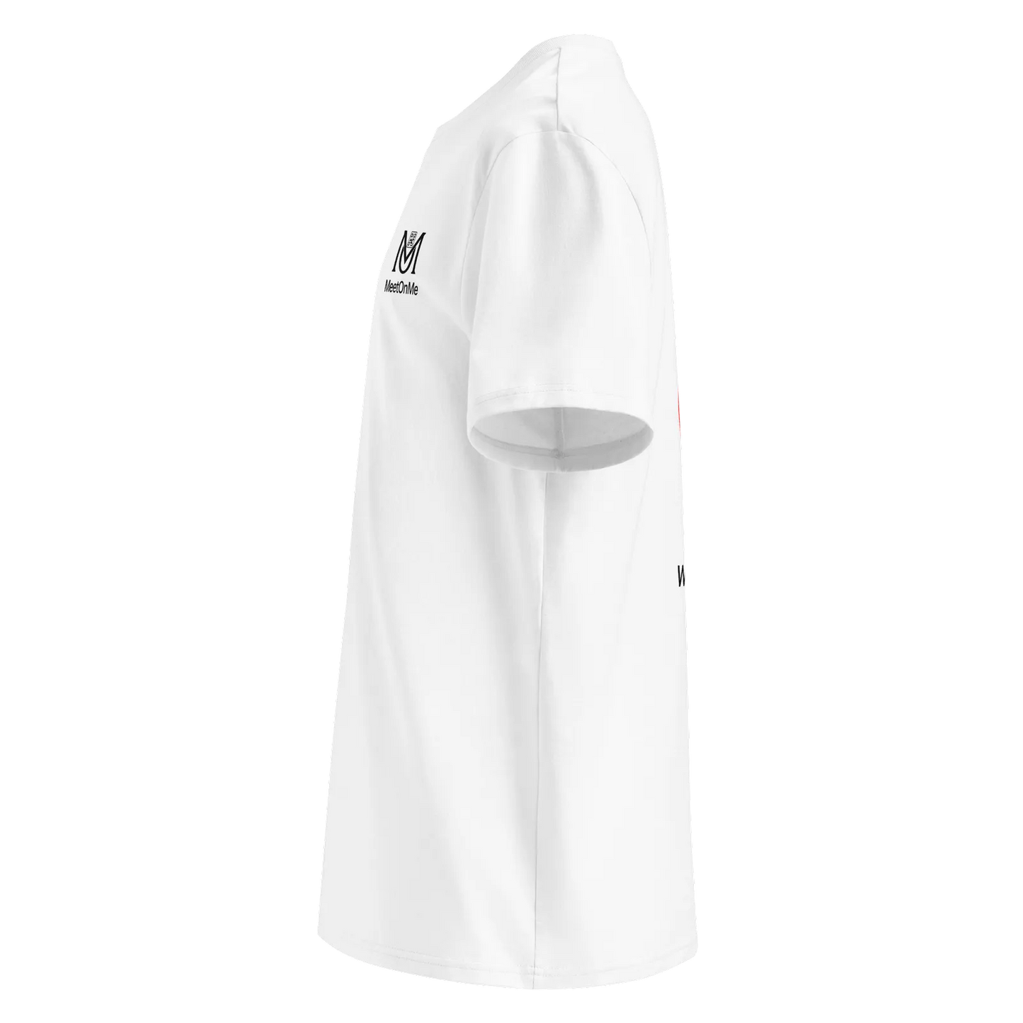 T-shirt QR Code personnalisé Le Plan B – vue de côté gauche