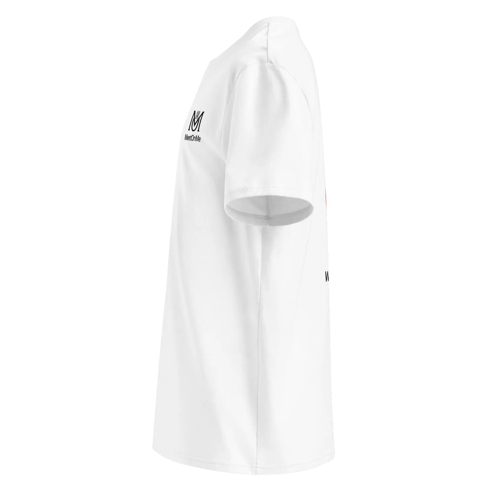 T-shirt QR Code personnalisé Le Plan B – vue de côté gauche