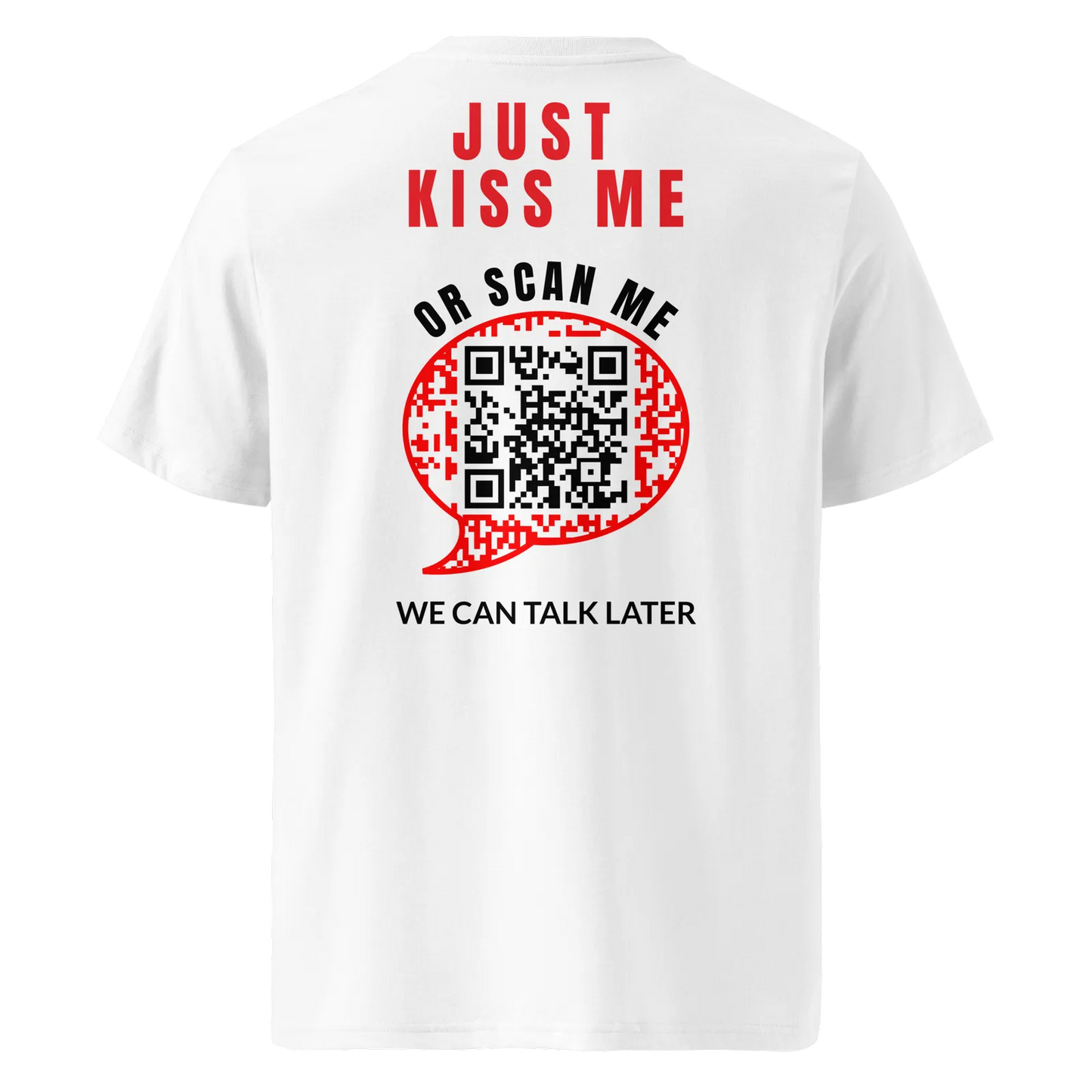 T-shirt QR Code personnalisé Le Plan B – dos avec QR code central