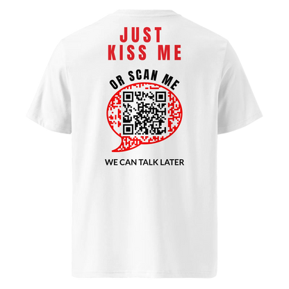 T-shirt QR Code personnalisé Le Plan B – dos avec QR code central