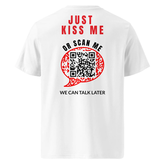 T-shirt QR Code personnalisé Le Plan B – dos avec QR code central