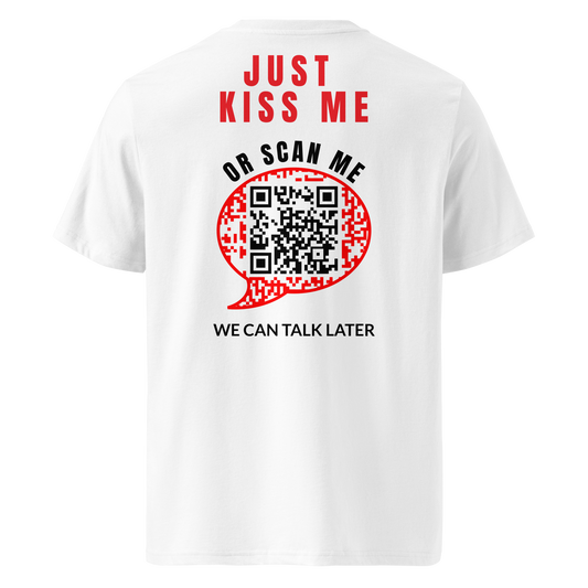 T-shirt QR Code personnalisé Le Plan B – dos avec QR code central
