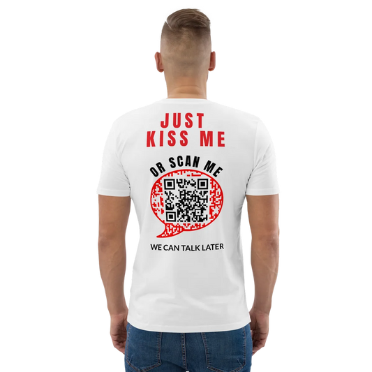 T-shirt QR Code personnalisé Le Plan B – porte avec QR code central