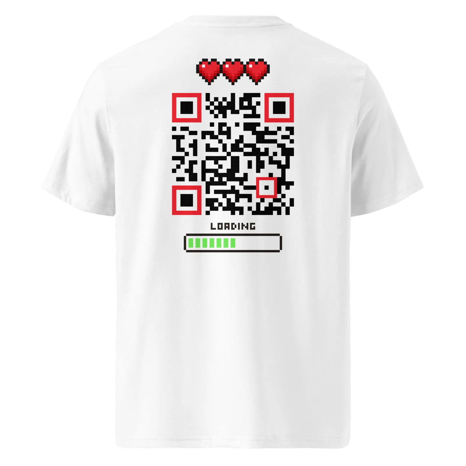 T-shirt QR Code personnalisé Le Player One – vue dos