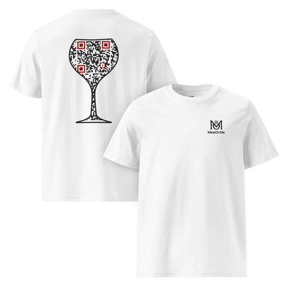 T-shirt QR Code personnalisé Le Verre – avant-dos sans phrase