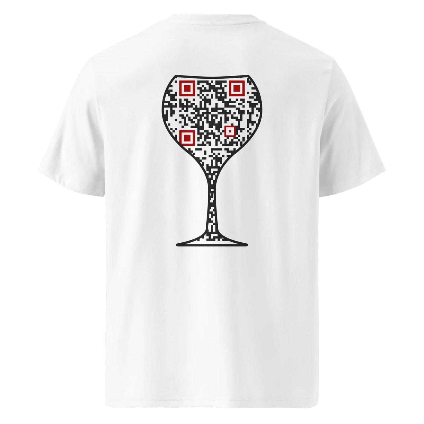 T-shirt QR Code personnalisé Le Verre – dos sans phrase