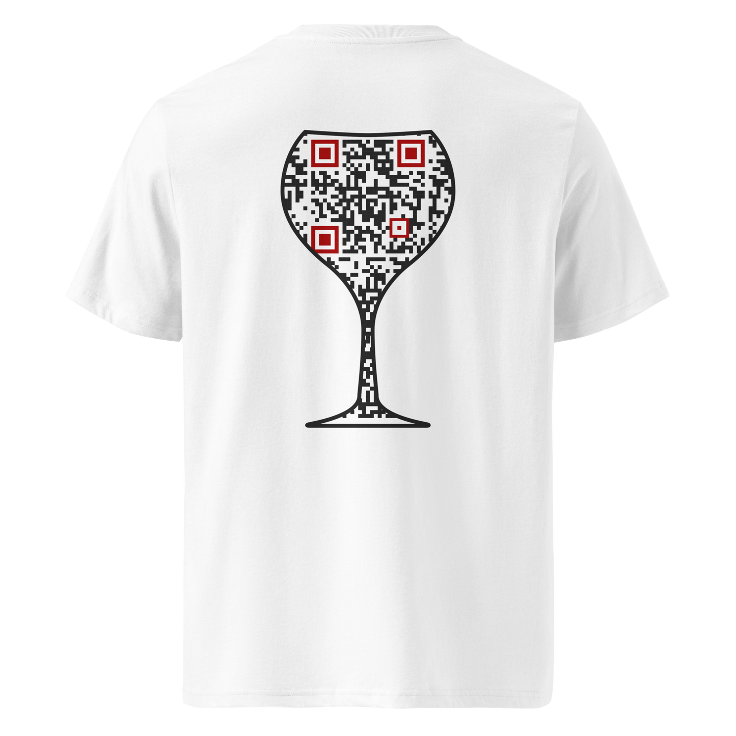 T-shirt QR Code personnalisé Le Verre – dos sans phrase