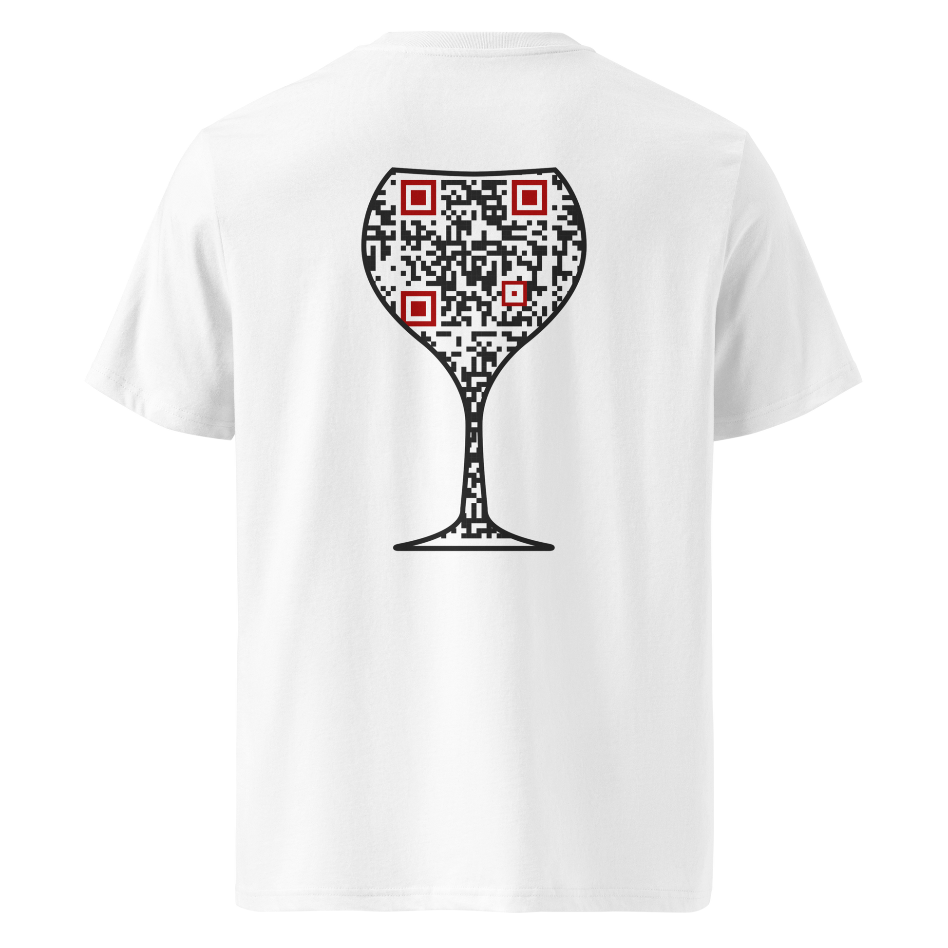 T-shirt QR Code personnalisé Le Verre – dos sans phrase